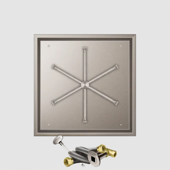 Firegear Square Drop-In Stainless Steel Burner Systems | FPB in MT 26 Inches