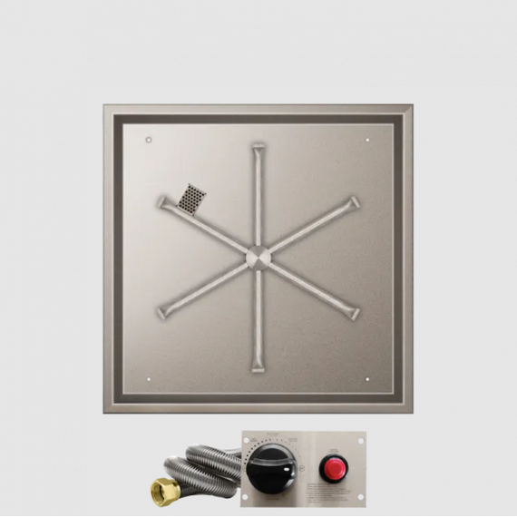 Firegear Square Drop-In Stainless Steel Burner Systems | FPB in TPSI 26 Inches