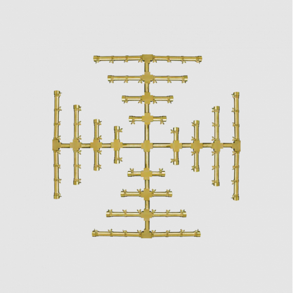 Firegear Snowflake Pro Series Burner Only | FG-PSBR-SF in 32 Inches
