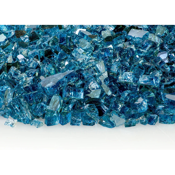 Blue Lagoon Fire Glass