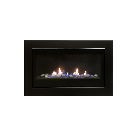 Sierra Flame Boston 36" Builders Direct Vent Linear Gas Fireplace