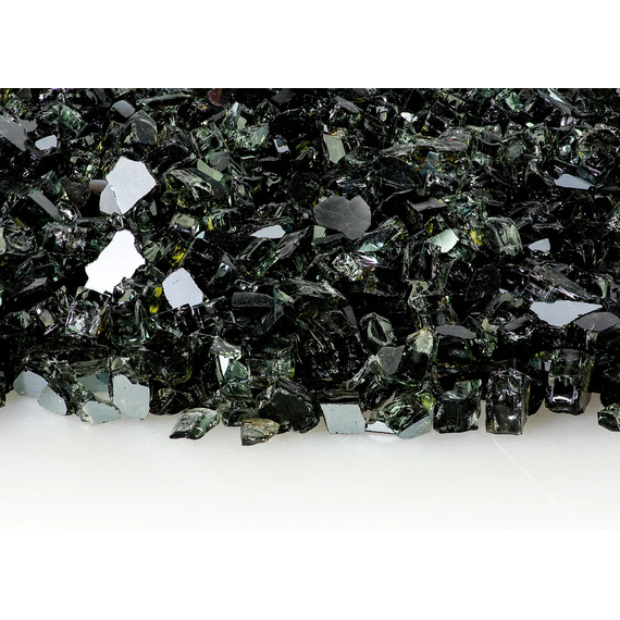Midnight Black Fire Glass