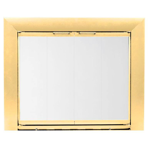 Polished Brass Sunlight Fireplace Door