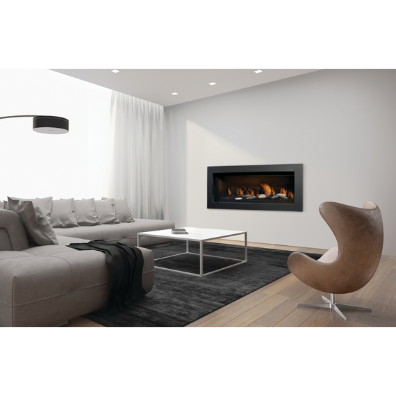 Sierra Flame Stanford 55L Direct Vent Gas Fireplace Installed