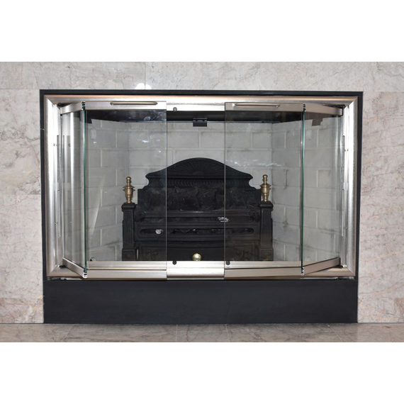 Brushed Steel Finish Preway Door
