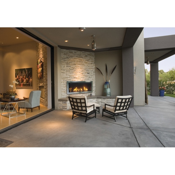 Sierra Flame Tahoe 450L Outdoor Ventless Gas Fireplace Installed