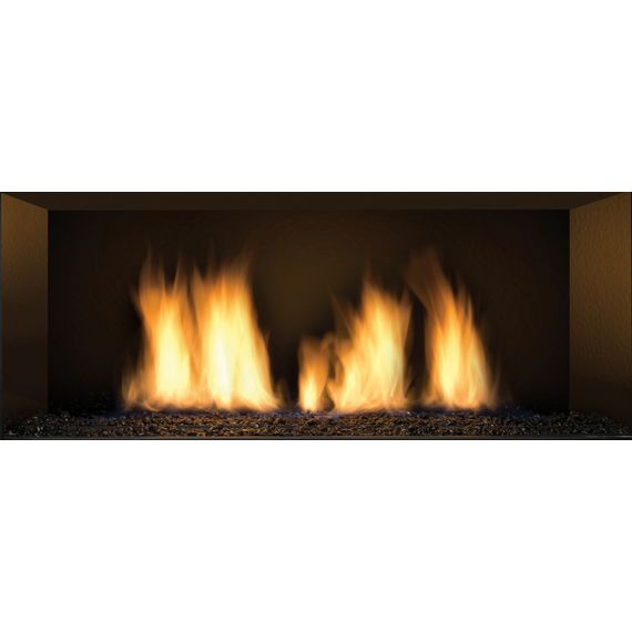 The Newcomb Porcelain Panels Black Fire Glass Fire Box