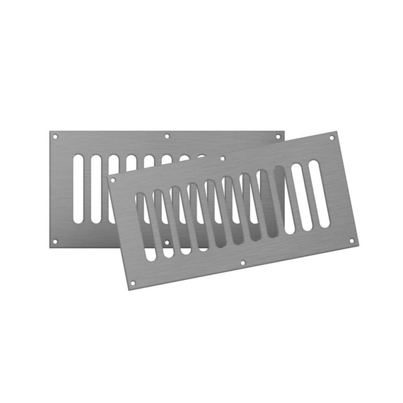 Firegear 6" x 12" Vent Kit Stainless Steel | VENT-KIT-6X12SS