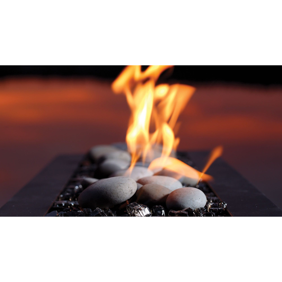 Barbara Jean Collection 48" Linear Outdoor Burner System OB48 Close Up View