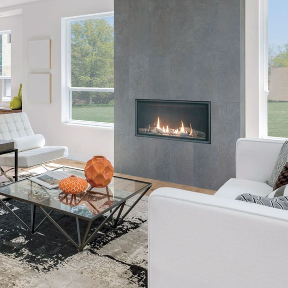 White Mountain Hearth Loft Gas Fireplace Installed
