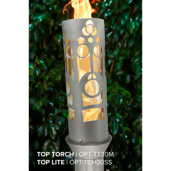 Mosaic Gas Tiki Torch