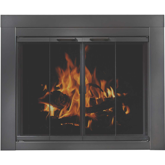 Ardmore Masonry Fireplace Door - Shown riser bar NOT installed
