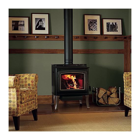 Country Stove Georgetown 230 GL Freestanding Wood Stove in Living Room