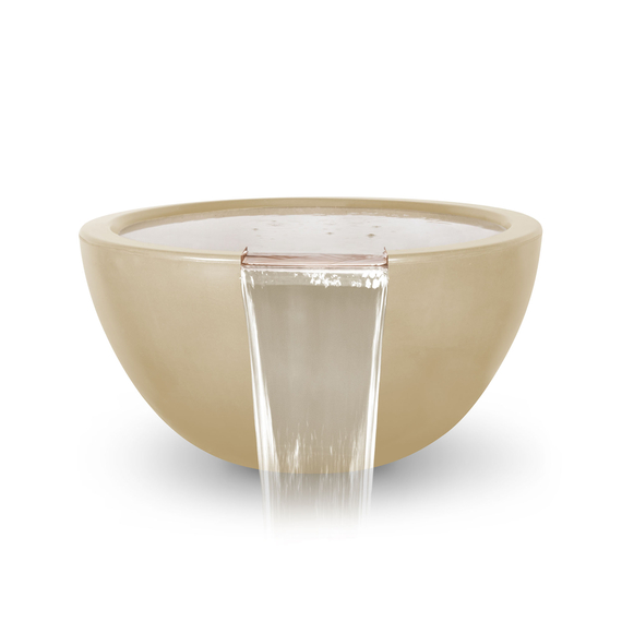 Vanilla Luna GFRC Concrete Round Water Bowl