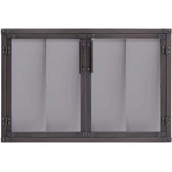 MKE Edge Fireplace Door