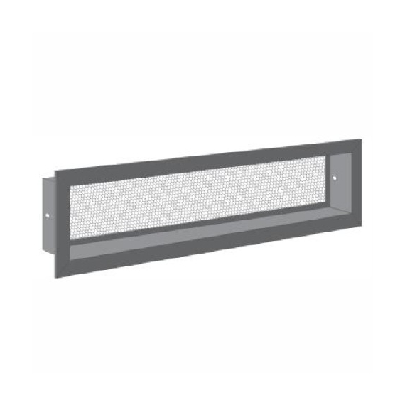 Heat Release Cover With Mesh Louver Design