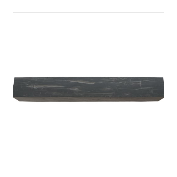 72 Inch Aged Ash Faux Wood Fireplace Mantel Shelf