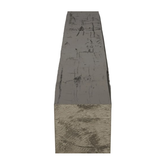 72 Inch Aged Ash Faux Wood Fireplace Mantel Shelf