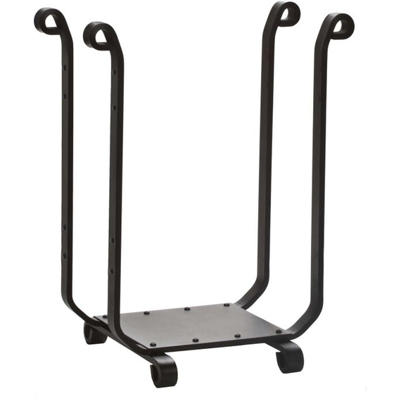 Dagan Log Rack Black Wrought Iron 13 1/4" Wide x 22" High 5809