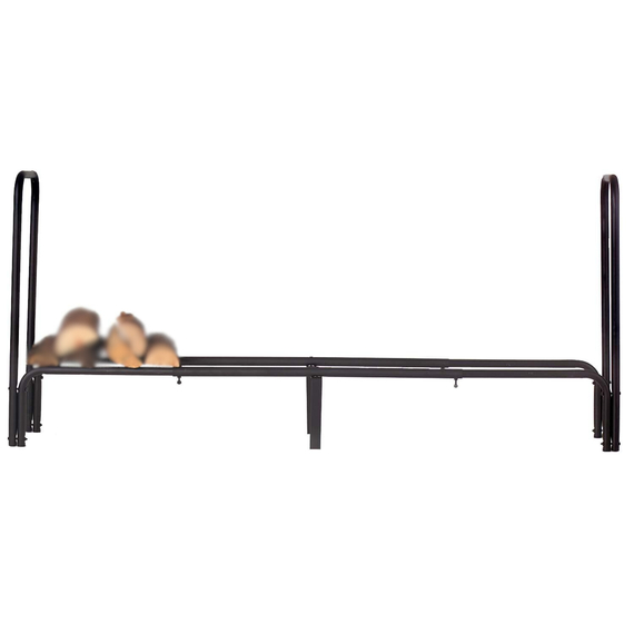 Dagan Adjustable Log Holder - Black 42" to 72" Long x 32" High A914
