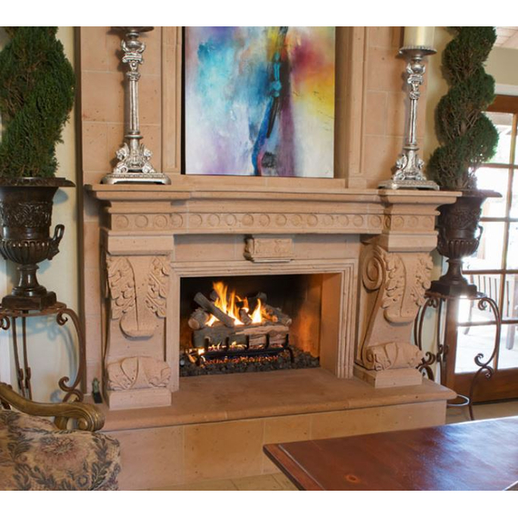 Arizona Juniper Logs Installed
