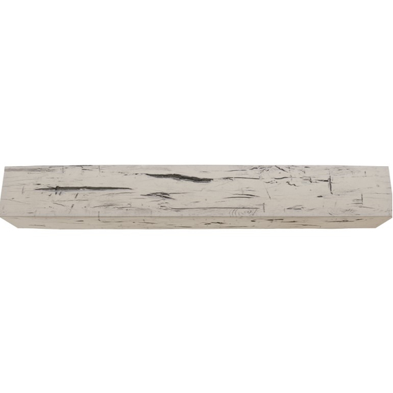 84 Inch Burnished pine Faux Wood Fireplace Mantel Shelf, 2 image