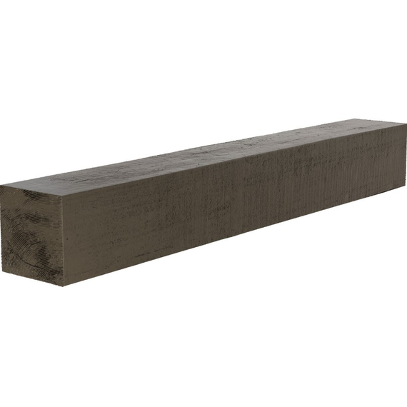 84 Inch Burnished Honey Dew Faux Wood Fireplace Mantel Shelf