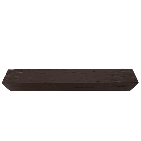 84 Inch Cherry Faux Wood Fireplace Mantel Shelf, 2 image
