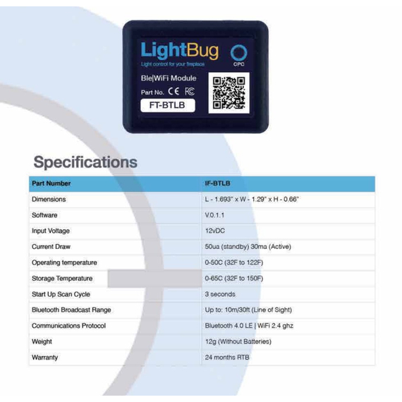 LightBug Specs
