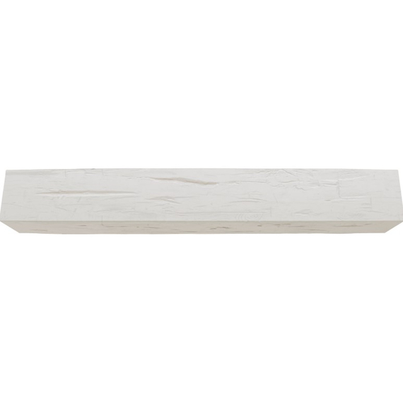 84 Inch Ready For Paint Faux Wood Fireplace Mantel Shelf, 2 image