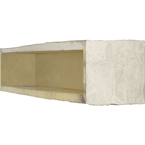 84 Inch Ready For Paint Faux Wood Fireplace Mantel Shelf, 3 image