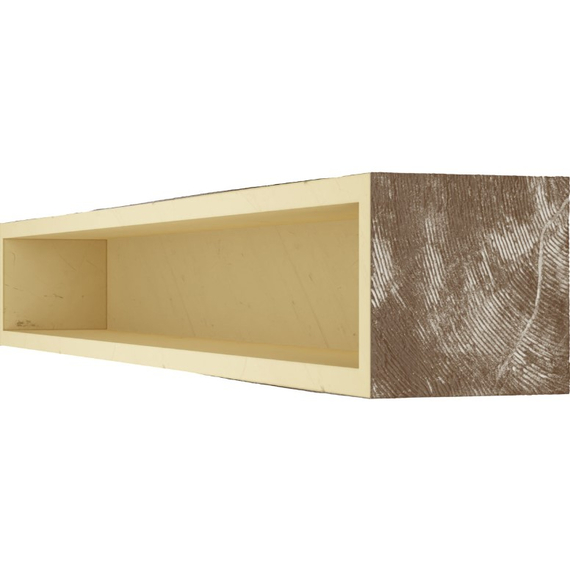 84 Inch Vintage Mahogany Faux Wood Fireplace Mantel Shelf, 3 image