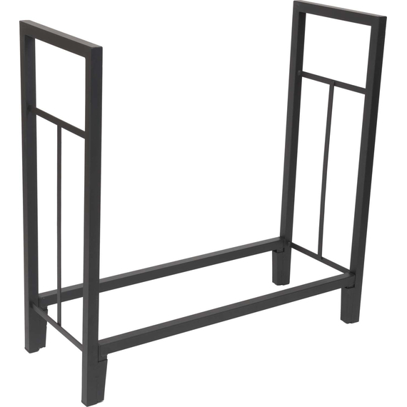 Dagan Steel Log Holder - Black 30 1/2" Long x 30" High WR30