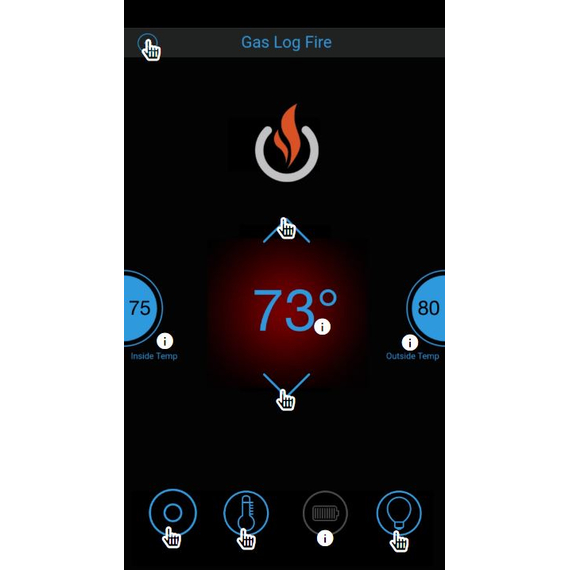 Free I-flame app for Android or Apple Devices