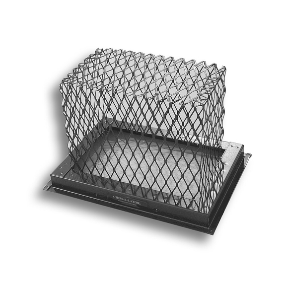 BDM Black Galvanized Steel Spark Arrestor in 5/8" Mesh