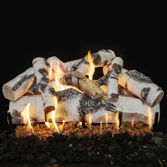 Grand Canyon 30" Quaking Aspen See Through Log Set