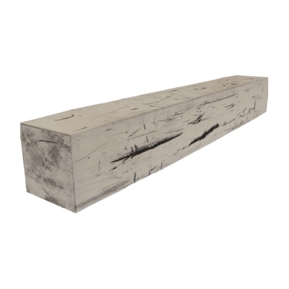 60 Inch Burnished Pine Faux Wood Fireplace Mantel Shelf
