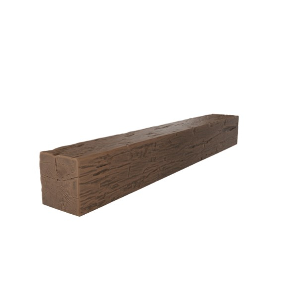 60 Inch Aged Faux Wood Fireplace Mantel Shelf