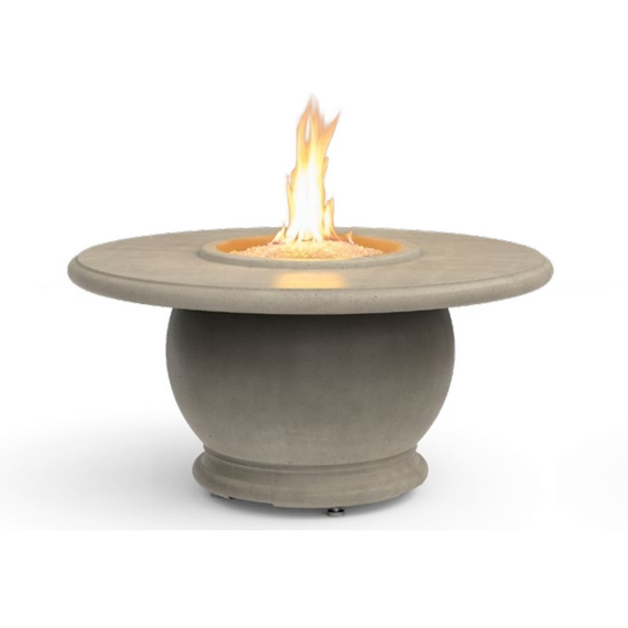 American Fyre Designs 48” Amphora Fire Table Chat Height Manual Flame Sensing | 610-11-M2C