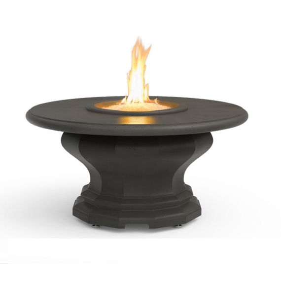 American Fyre Designs 48” Inverted Fire Table Chat Height Manual Flame Sensing | 629-11-M2C