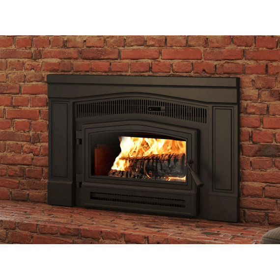 Osburn Matrix 1900 Wood Insert with Blower and Surround Front View