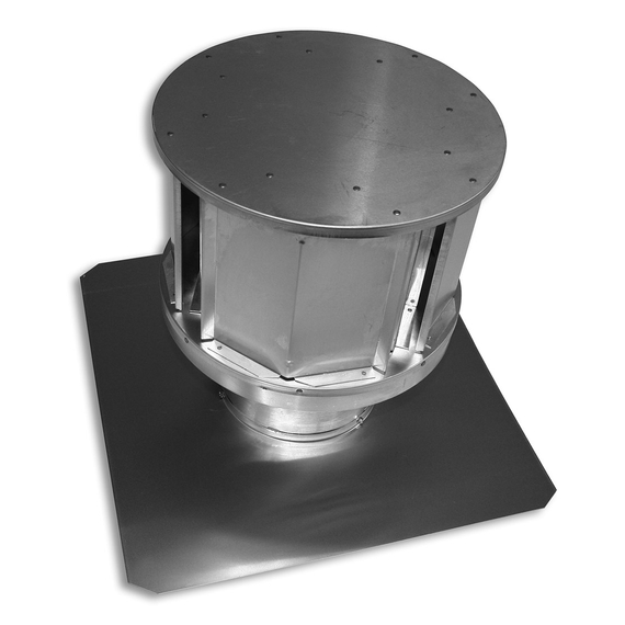 Pro-Form Round Co-Linear DV Termination Cap with Square Base
