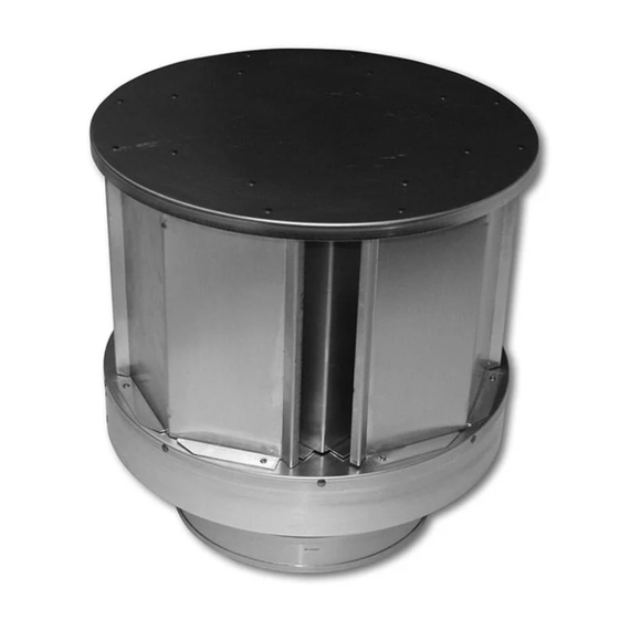 BDM 3” x 3” Pro-Form Vertical Round Co-Linear DV Termination Cap with No Base