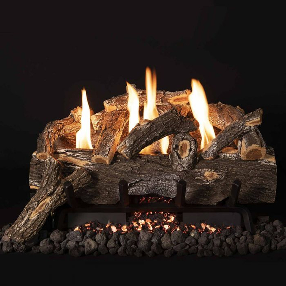 Grand Canyon 24"  Weathered Oak Ventless Logs
