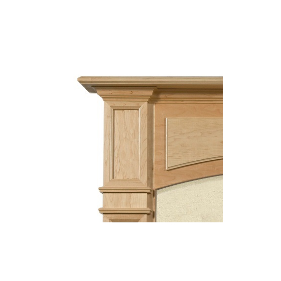 Arched Arlington Fireplace Mantel Corner Detail