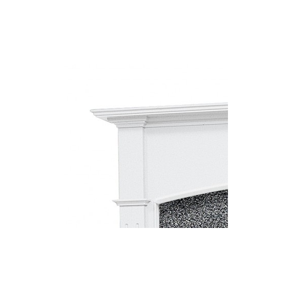 Arched Chestertown Fireplace Mantel Corner Detail