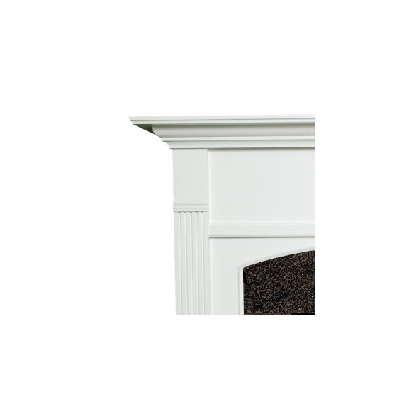 Arched Newport Fireplace Mantel Corner Detail