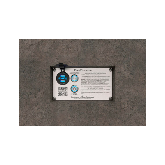 American Fyre Designs 36” Fire Bowl FyreStarter Bluetooth | 732-11-H6C