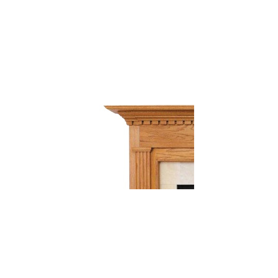Jefferson Fireplace Mantel Corner Detail