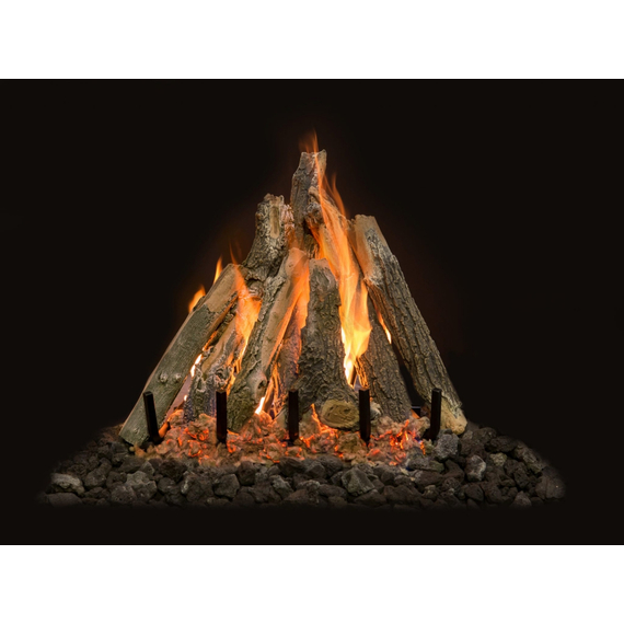 Grand Canyon Arizona Weathered Oak Kiva Vented Gas Log Set